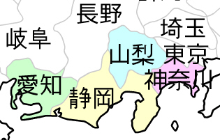 滑り止め施工が可能な地域は静岡・愛知・山梨・神奈川とさせていただいております